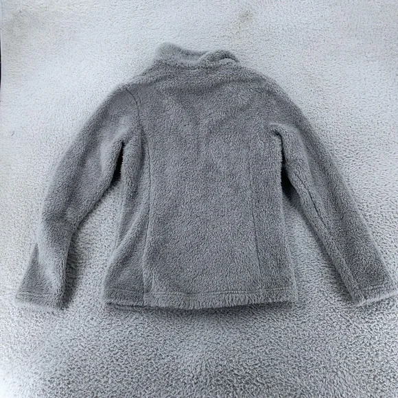 Patagonia Los Gatos 1/4-Zip Pullover Women Small Gray Sherpa Soft Warm High Pile - Picture 3 of 9